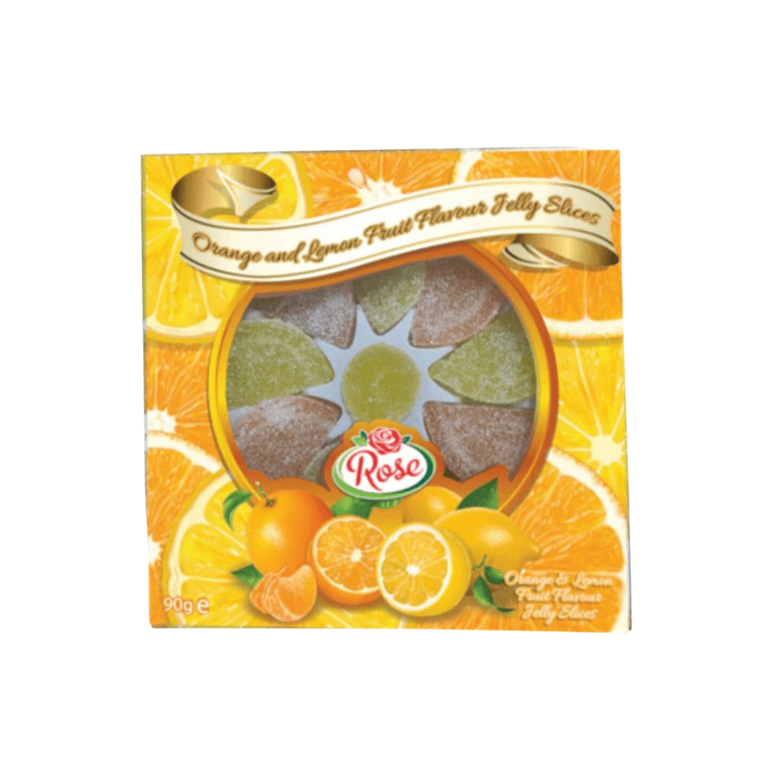 Orange & Lemon Flavour Jelly Slices Sweet Maniacs