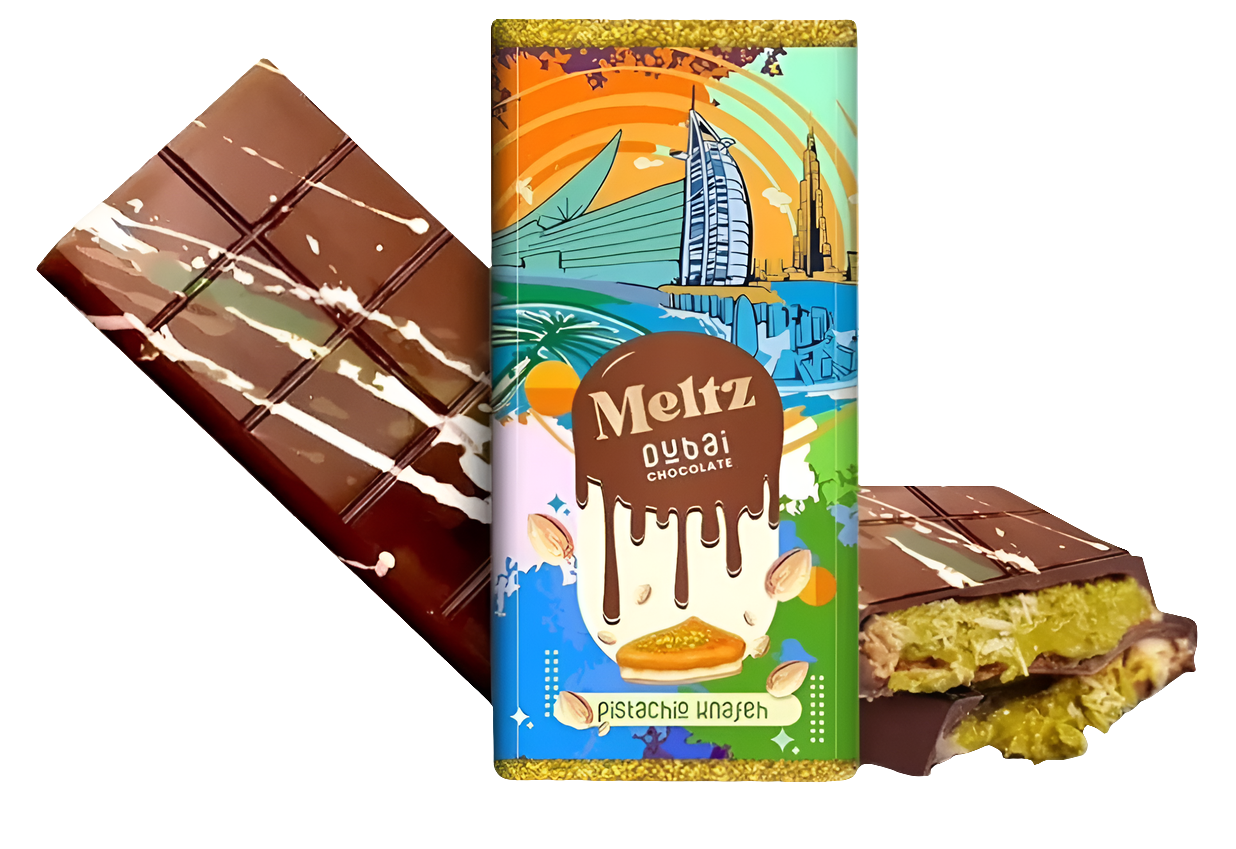 Meltz Dubai Chocolate Pistachio Knafeh 192g