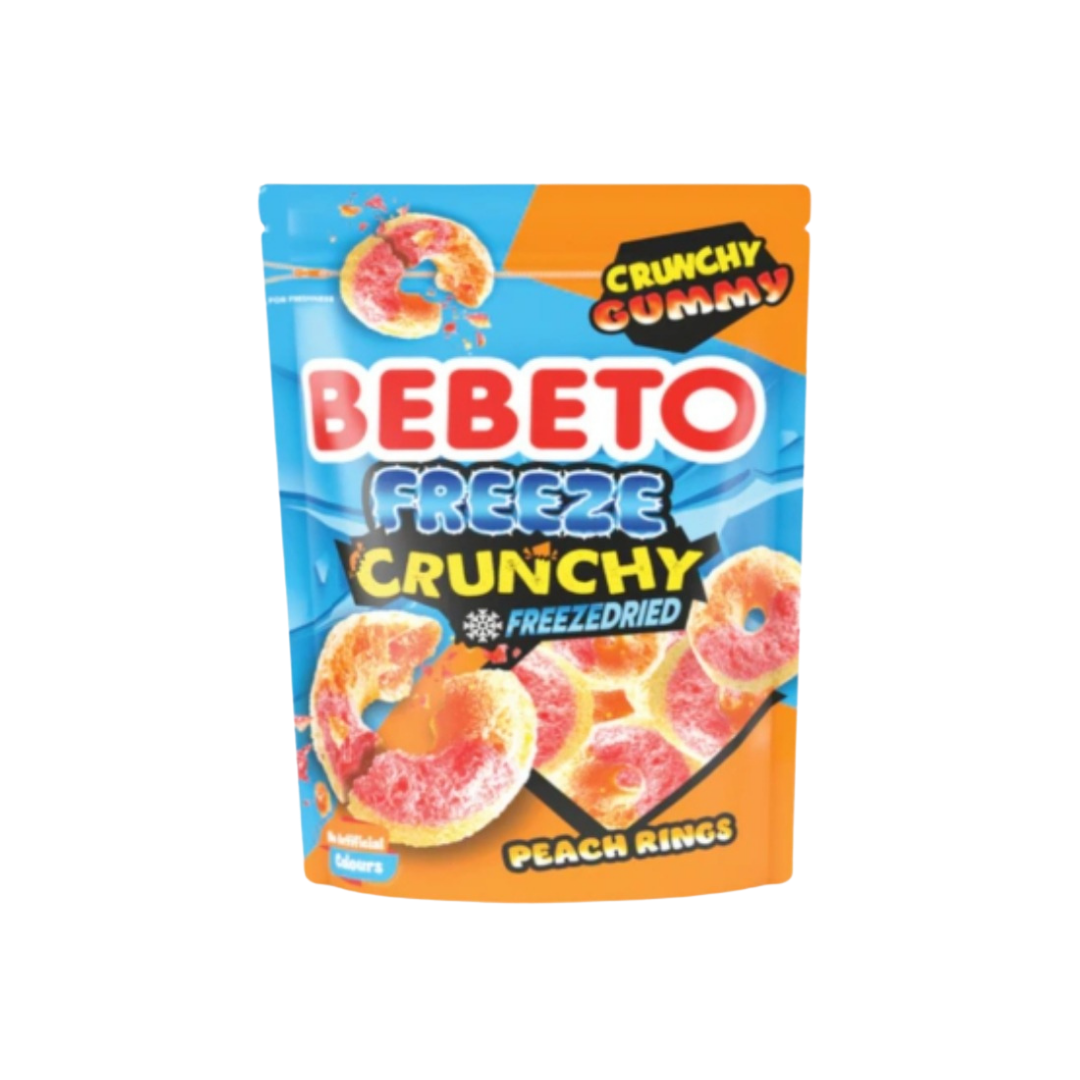 Bebeto FreezeDried Peach Rings 35g