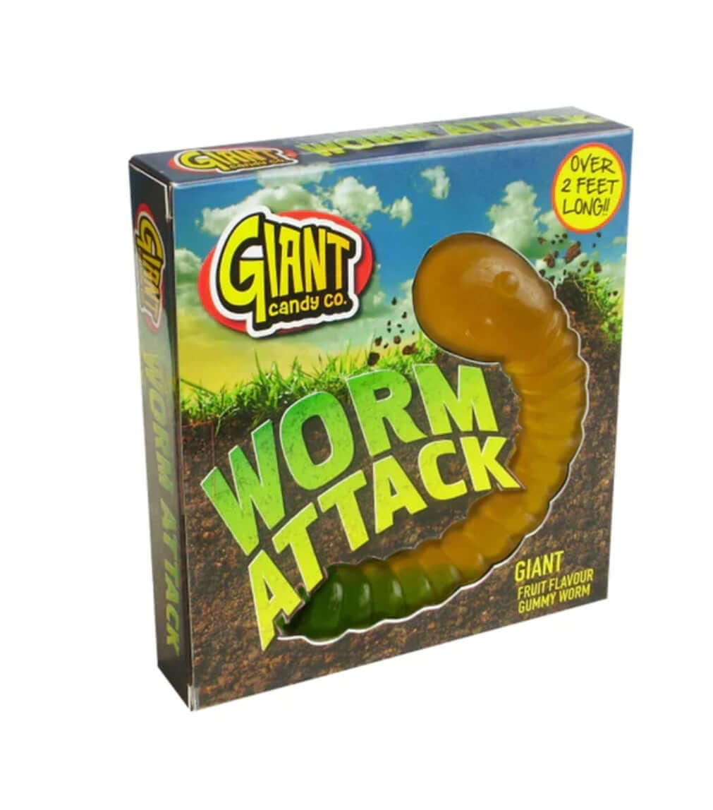 Giant Gummy Candy Worm Attack